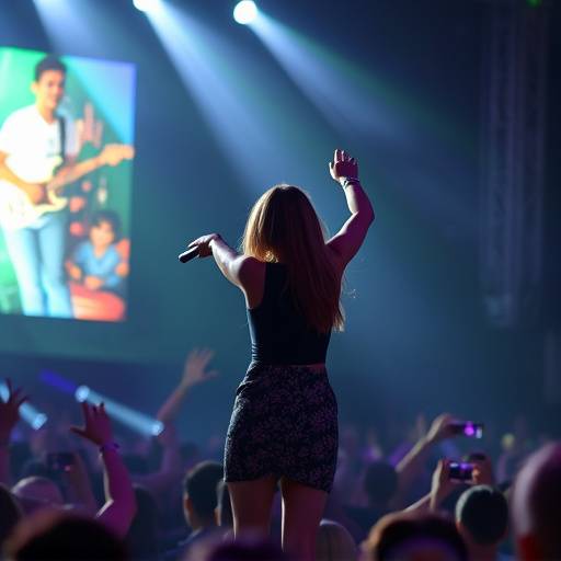 Atriz performando em um palco durante uma aula de atua√§√£o avan√§ada.